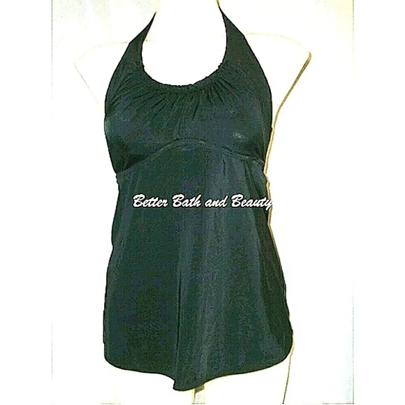 Liz Lange Target Maternity Halter Tankini Swim Suit Pregnancy‎ Top SMALL NWOT - Picture 1 of 4